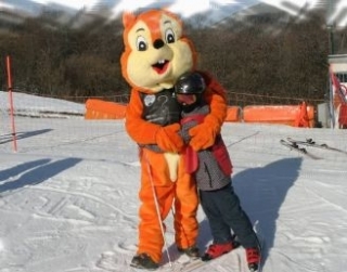 在雪地上的乐趣